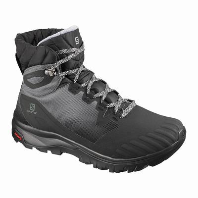 Salomon VAYA BLAZE THINSULATE™ CLIMASALOMON™ WATERPROOF - Naisten Talvikengät - Mustat